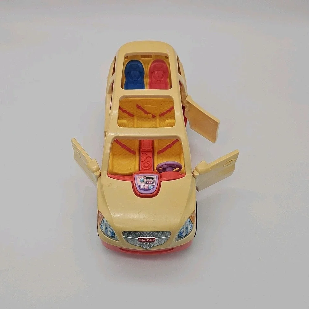 Fisher Price Loving Family Car SUV Minivan By Matel With Seats Music Works 2014